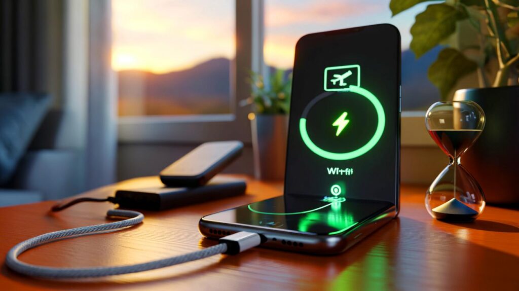 Activa el modo avión al cargar: ¿quieres un 25% menos de espera y una batería que dure 3 años?