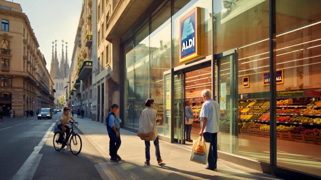 Apertura nueva: llega un nuevo Aldi de 1.000 metros cuadrados en pleno centro Barcelona y a 10 minutos de la Sagrada Familia