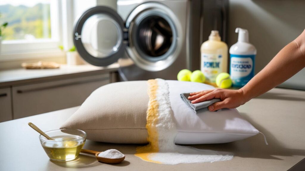 Cada mañana veo esas manchas y me da vergüenza" : el truco de un químico para tu almohada en 2025