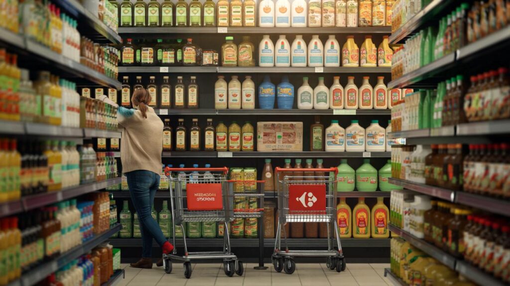 Cada vez que vas al súper, hay más etiquetas blancas" : cómo Mercadona arrastra a Carrefour y Dia