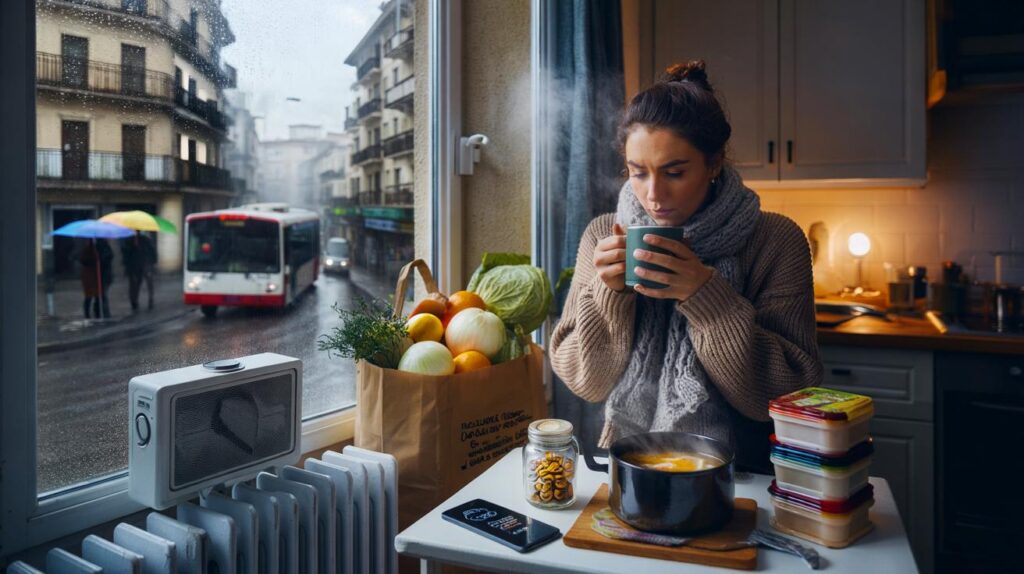 Cielos grises y frío en España: “Ganamos una media de 2.100 euros y pagamos un alquiler de 950 euros”
