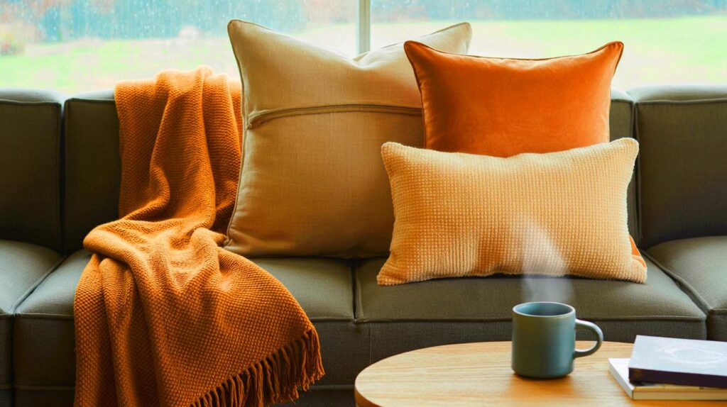 Cómo combinar cojines y mantas para un look acogedor y elegante