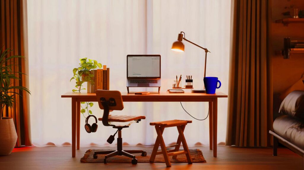 Cómo crear un espacio de trabajo inspirador en casa