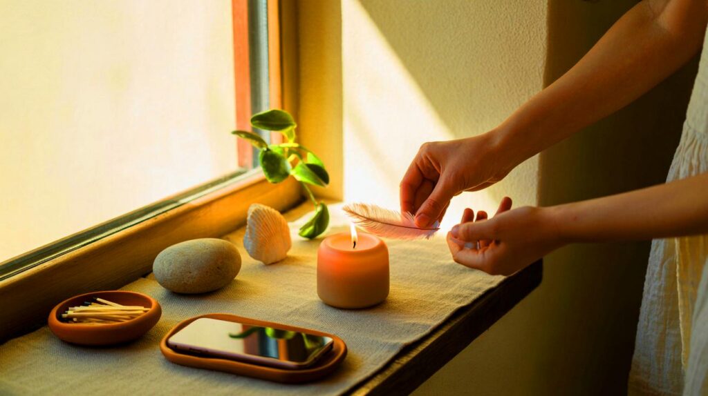 Cómo crear un pequeño altar de calma en casa