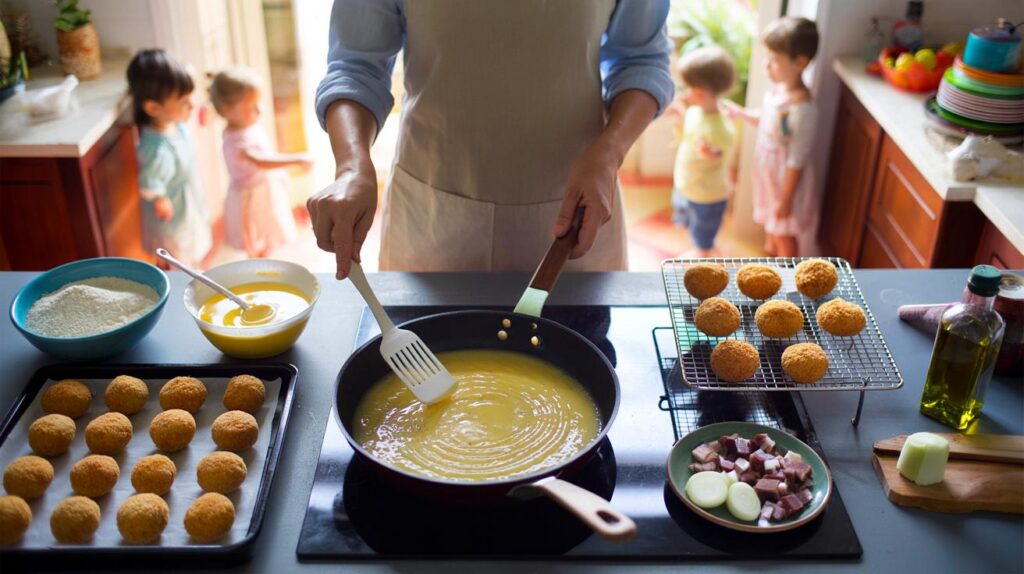 Con once hijos esto funciona siempre" : el truco casero que evita que 50 croquetas se abran