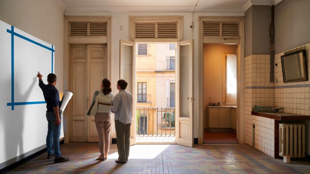 Edu Saz, arquitecto: “Los pisos de los años 50 o 60 estaban diseñados para alojar familias numerosas y se entregaban sin acabados; hay que pensar en sus características históricas antes de comprar de segunda mano”