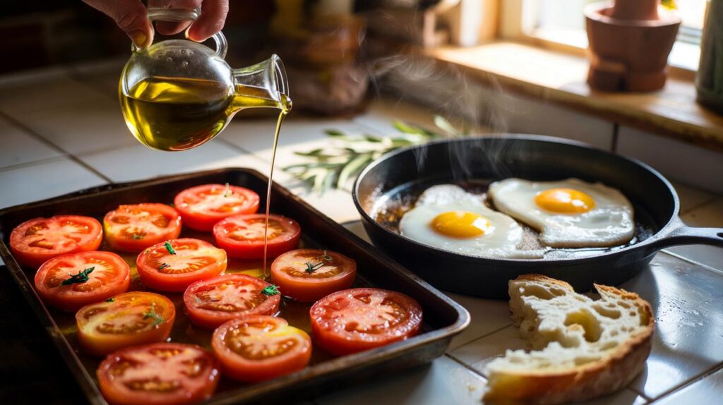 El chef José Andrés: “La clave de unos tomates asados al horno está en el buen aceite de oliva acompañado de huevos fritos muy frescos con puntilla”
