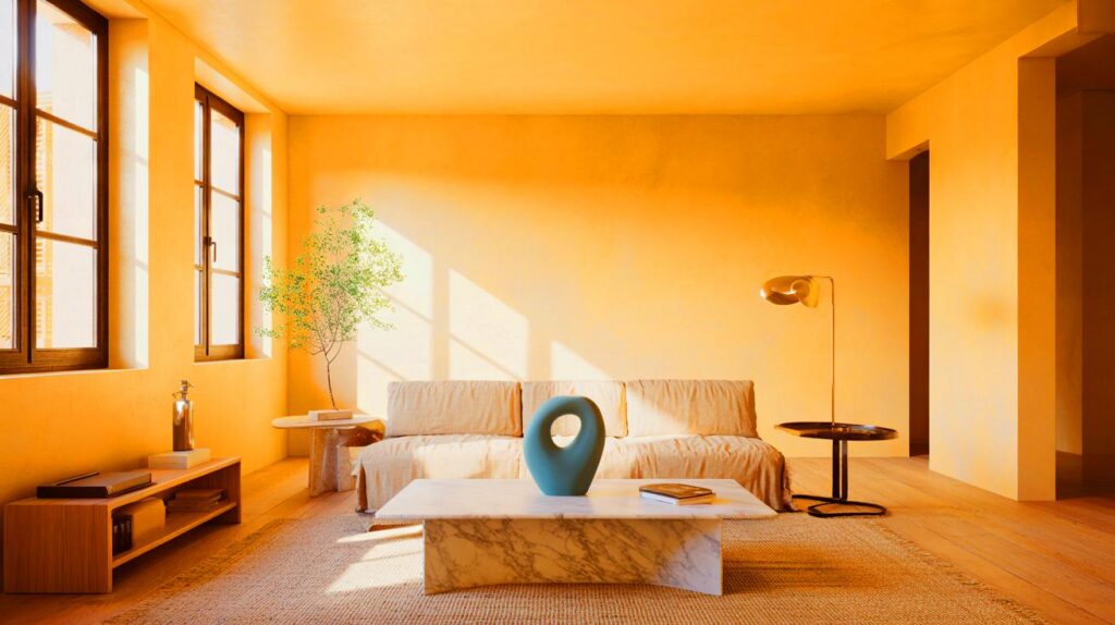 El poder del color crema en la decoración moderna