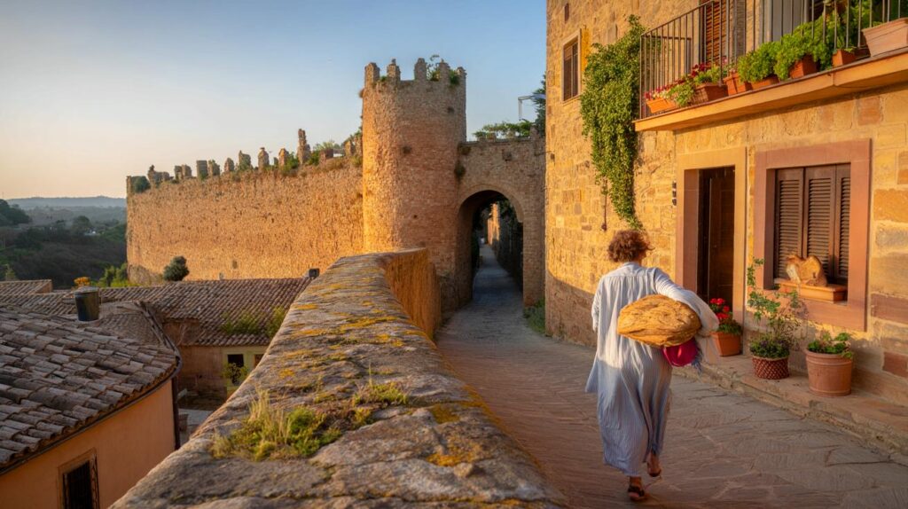 El pueblo de Cataluña que vive dentro de un castillo