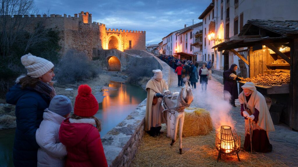 El pueblo de la sierra de Madrid que se convierte en una villa de Navidad de cuento