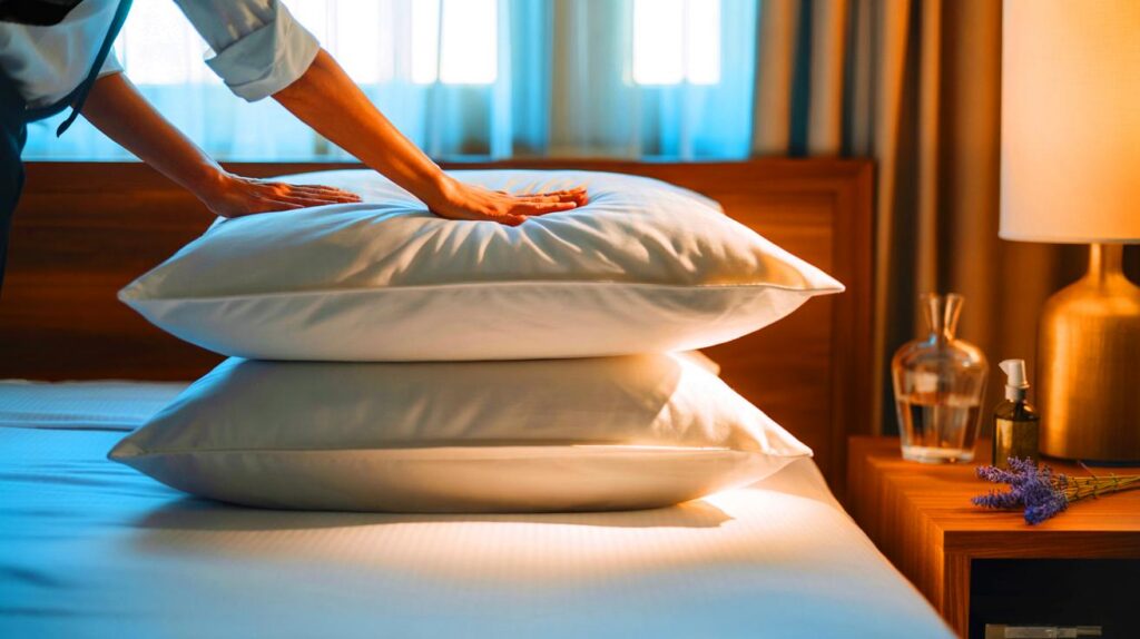 El truco de las almohadas que usan los hoteles para dormir mejor