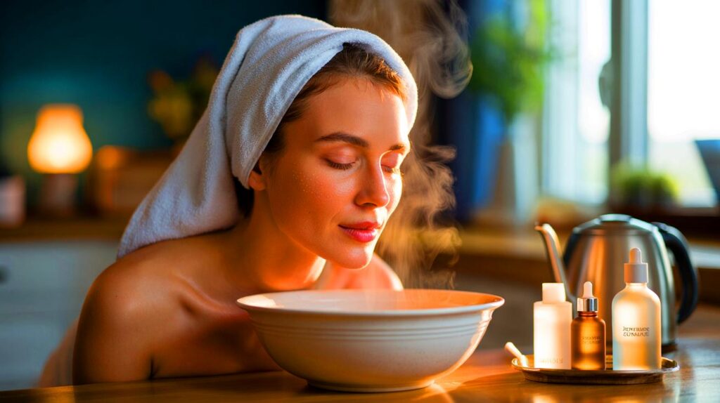 El truco del vapor facial que rejuvenece tu piel al instante