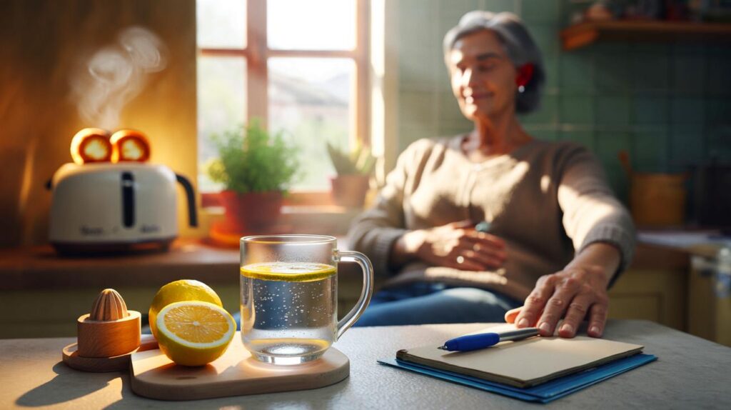 Isabel Torres (59 años): “Desde que tomo un vaso de agua tibia con limón cada mañana, no tengo digestiones pesadas”