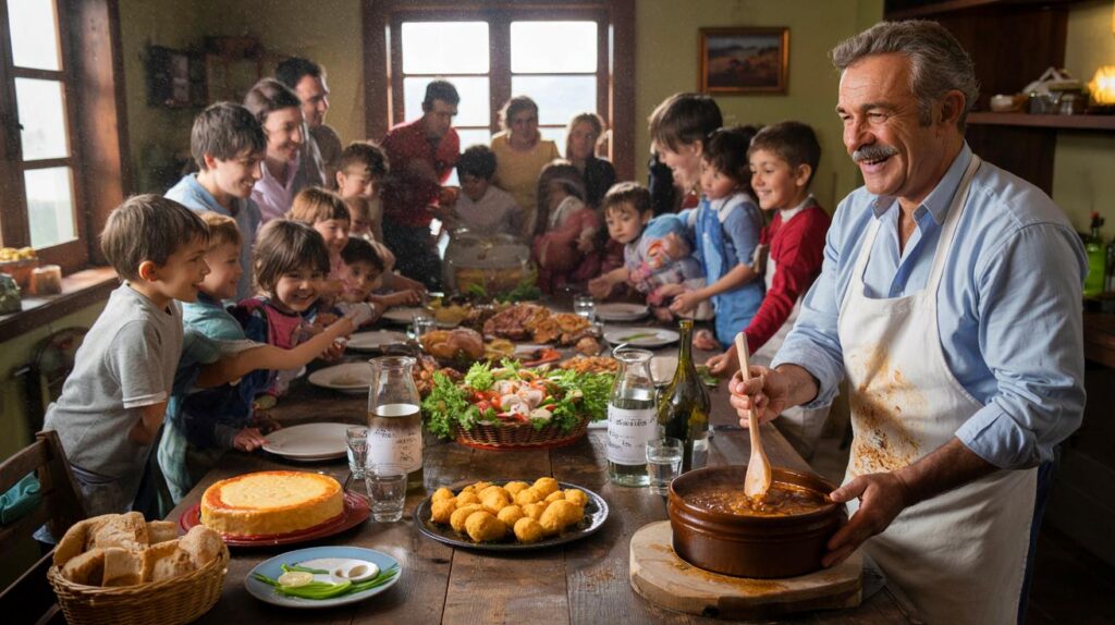 Karlos Arguiñano, a la revista Lecturas, sobre su numerosa familia: "En casa, los domingos nos reunimos veinte"