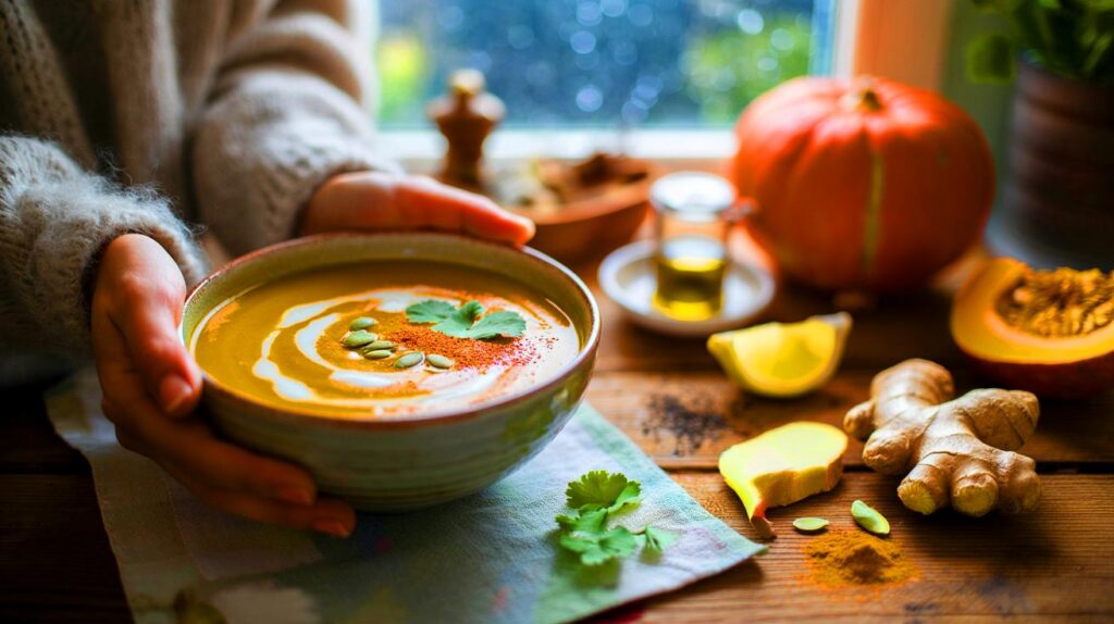 La receta de crema de calabaza y jengibre que fortalece tus defensas