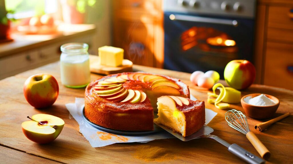 La receta de pastel de manzana más fácil y deliciosa