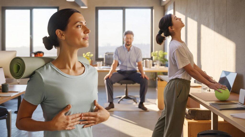 María Gadea, fisioterapeuta: “Tres gestos diarios que alivian la tensión de cuello y espalda”