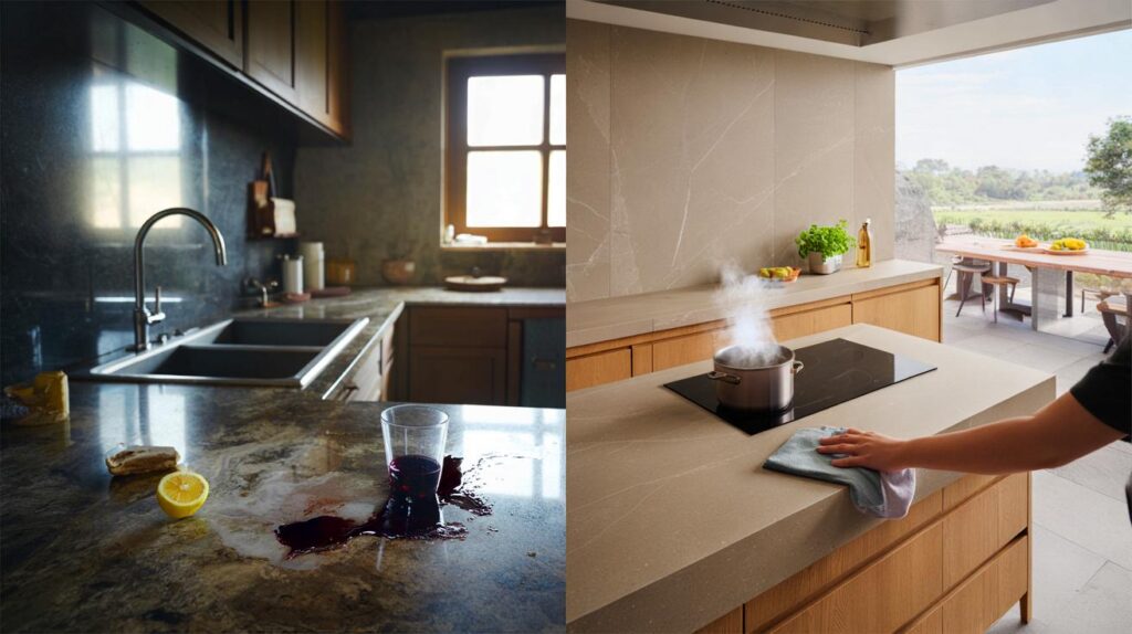 Mi encimera no pega con nada" : ¿tú también notas que el mármol y el granito envejecen tu cocina?