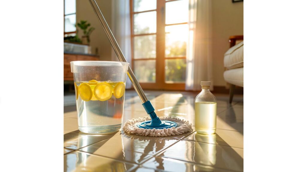Mi fregona deja marcas y huele a químico" : la mezcla casera que te devuelve el brillo en 2025