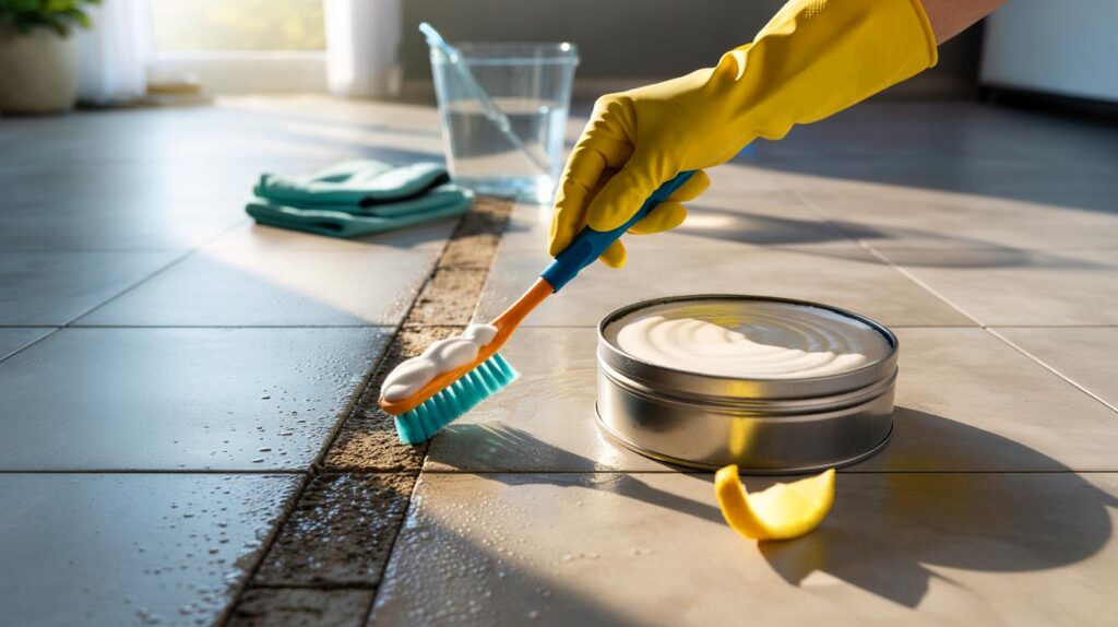 No vuelvo a frotar de rodillas" : la mezcla casera que borra las juntas negras en 2025 sin lejía