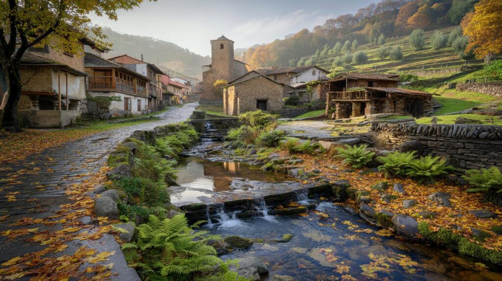 Pensé que era un decorado" : el pueblo de cascadas en Cáceres que este otoño te va a atrapar