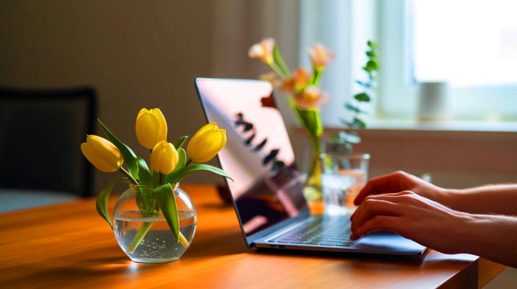 Por qué tener flores frescas mejora tu concentración