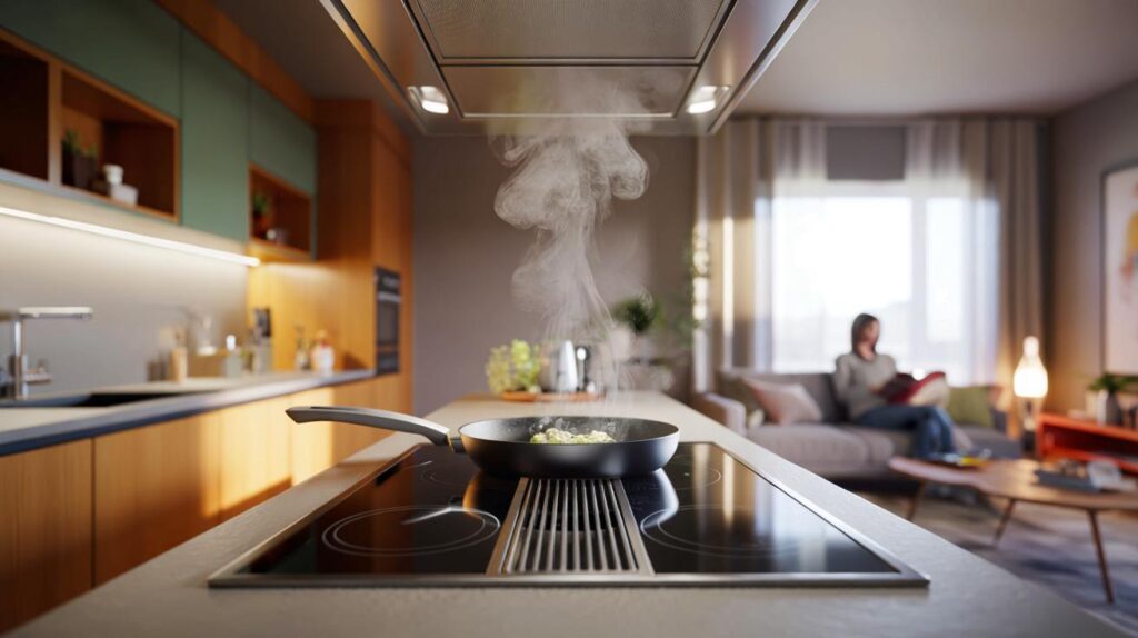 Siempre acabo con olor a fritura": el nuevo sistema que ya sustituye tu campana y ahorra espacio