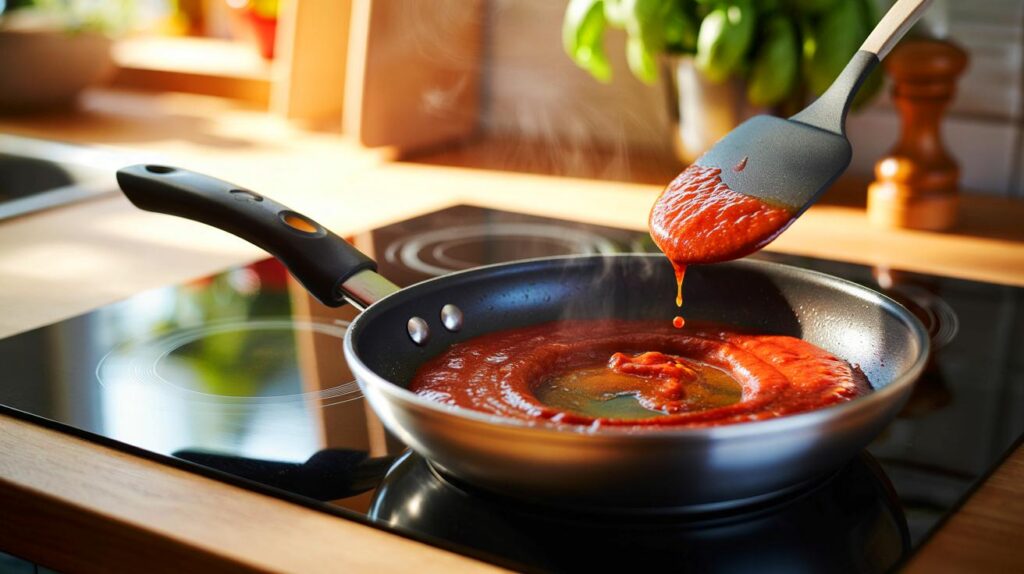 Siempre dejo la cuchara en la encimera" : el truco del agujero de la sartén que te ahorra líos