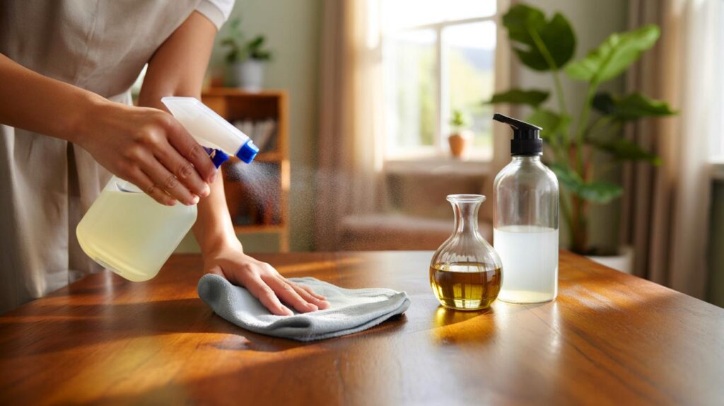 Siempre limpio y al día siguiente vuelve" : el truco con 2 ingredientes para que el polvo no vuelva