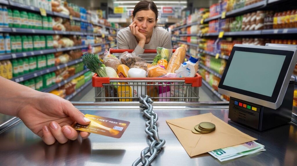 Siempre llego a fin de mes sin saber dónde se fue" : por qué no debes pagar el súper con crédito
