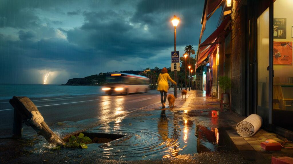 Varias comarcas catalanas bajo aviso meteorológico ante la previsión de lluvias fuertes para la próxima madrugada