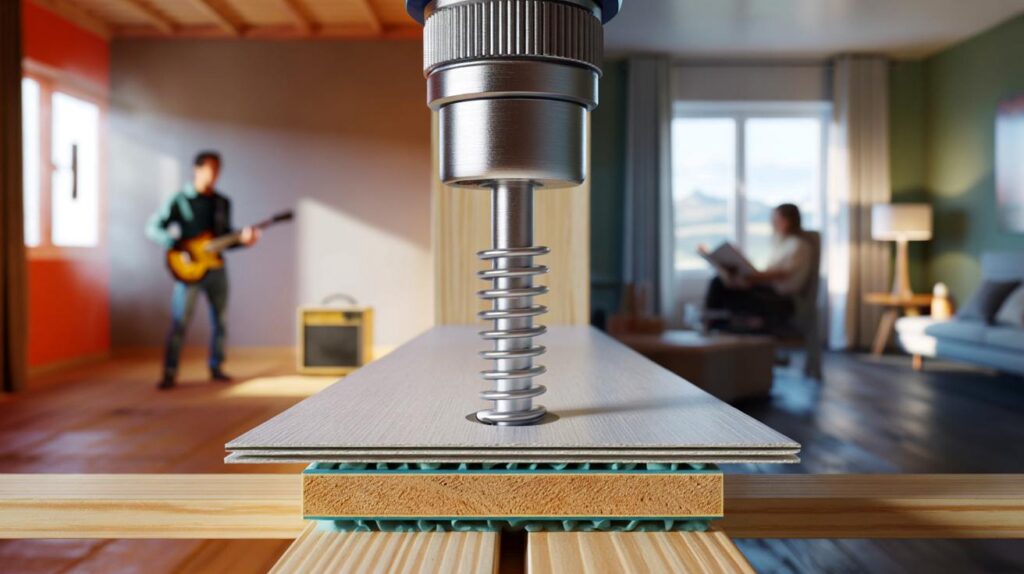 Ya no soporto los golpes del piso de arriba" : el tornillo con muelle que te ahorra ruido y obras