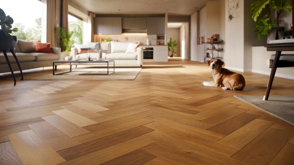 Cada vez que piso mi casa noto que le falta algo" : el suelo en espiga que arrasa en Espa&ntilde;a en 2026