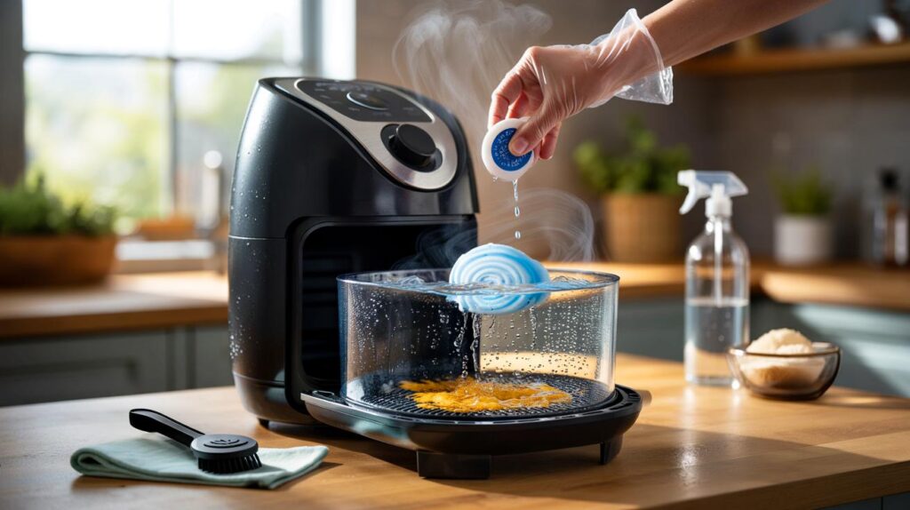 Creí que estaba limpia y aún olía a fritura" : el truco que ya usan miles con su airfryer en 2025