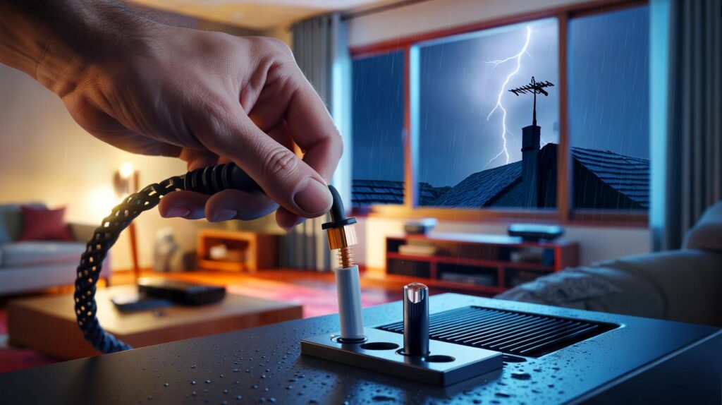 El ordenador no, desenchufa esto" : el aparato que arruina tu tele si hay tormenta y nadie corta