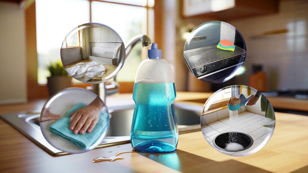 No sabía que servía para tanto" : 7 usos del jabón de lavavajillas que te salvarán la casa