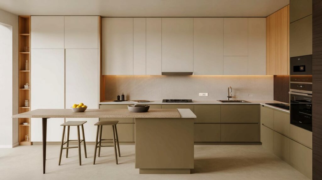 No tengo hueco para una isla" : la pen&iacute;nsula con mesa te ahorra espacio y cambia tu cocina en 2026