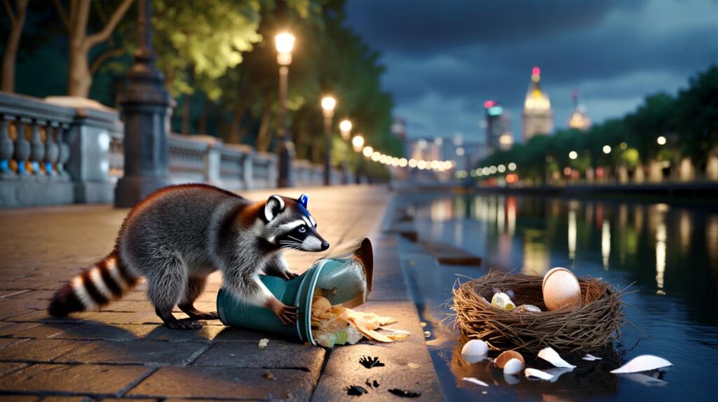 Pens&eacute; que era adorable, hasta que abri&oacute; el cubo de basura" : el mapache invade Espa&ntilde;a y te afecta