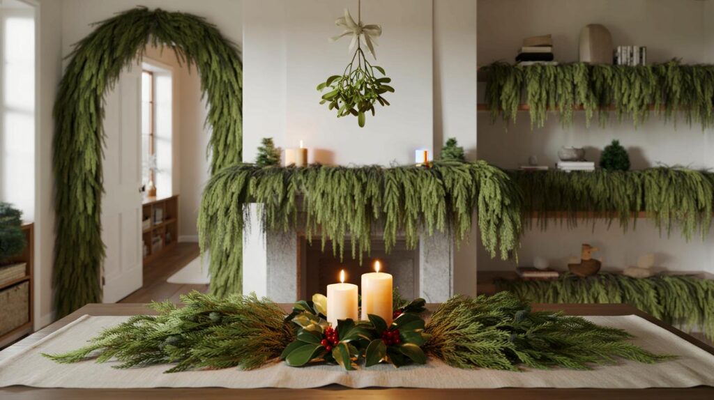 Quiero una casa que asombre sin brilli-brilli" : así lo logras con plantas naturales esta navidad