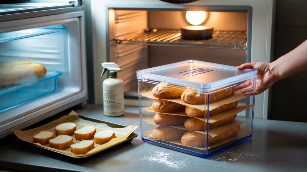 Siempre me sale blando del congelador" : el truco sin bolsa ni aluminio para pan crujiente días