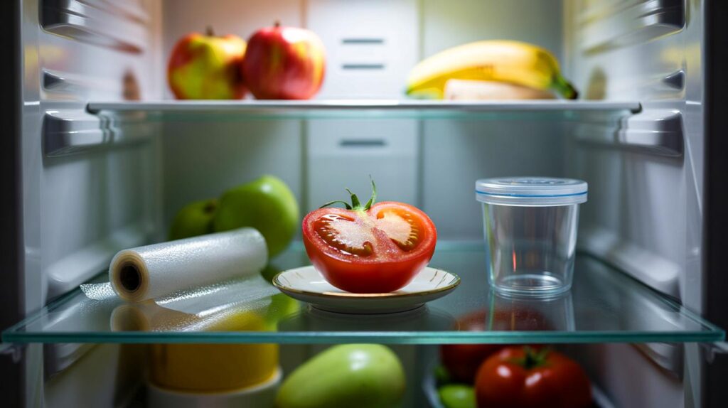 Siempre me sobra media pieza": ni aluminio ni film, el truco para tu tomate abierto en la nevera