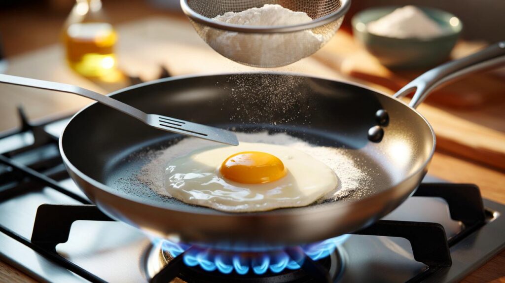 Siempre se me pegan y acabo tirándolos" : el truco casero que te salva tus huevos fritos hoy