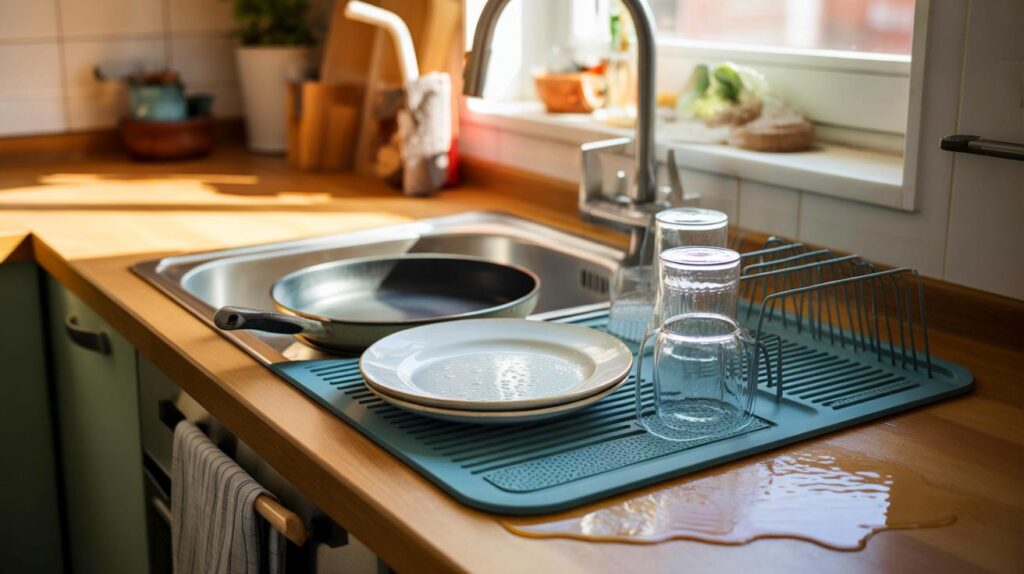 Cada vez que friego, no s&eacute; d&oacute;nde dejarlos" : el invento de silicona que jubila al escurridor