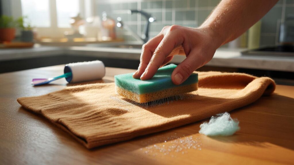 Mi jersey siempre tiene bolitas" : ni con un rodillo ni con una cuchilla, el truco en tu cocina