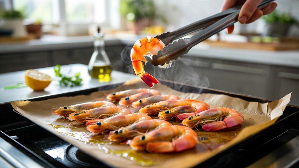 Siempre acabo fregando media cocina" : el truco para hacer gambas a la plancha como de restaurante