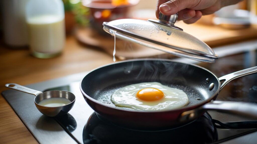 Siempre me salen bordes duros y yema seca" : el truco con leche que los chefs no te cuentan