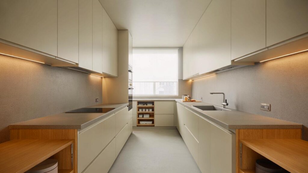 Siempre tropezaba al cocinar" : la tendencia 2026 que soluciona tu cocina estrecha sin obras