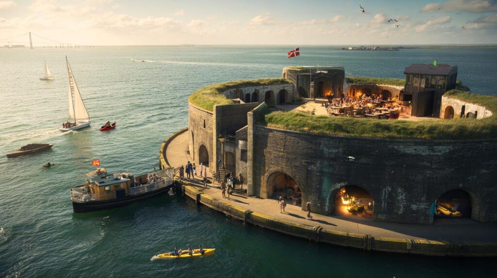 &iquest;De verdad pagar&iacute;as por dormir en un b&uacute;nker?" : la isla danesa de 1916 en venta y abierta para ti