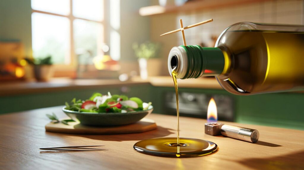 Cada gota cuenta en tu cocina" : el truco del palillo y el mechero para no gastar aceite este 2026