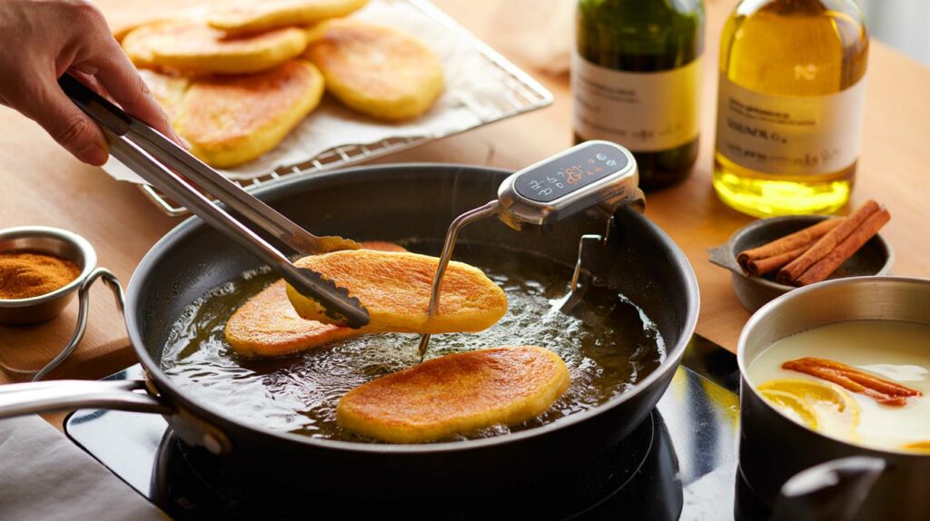 Se me queman por fuera y quedan crudas" : la temperatura que necesitas para fre&iacute;r torrijas en 2026